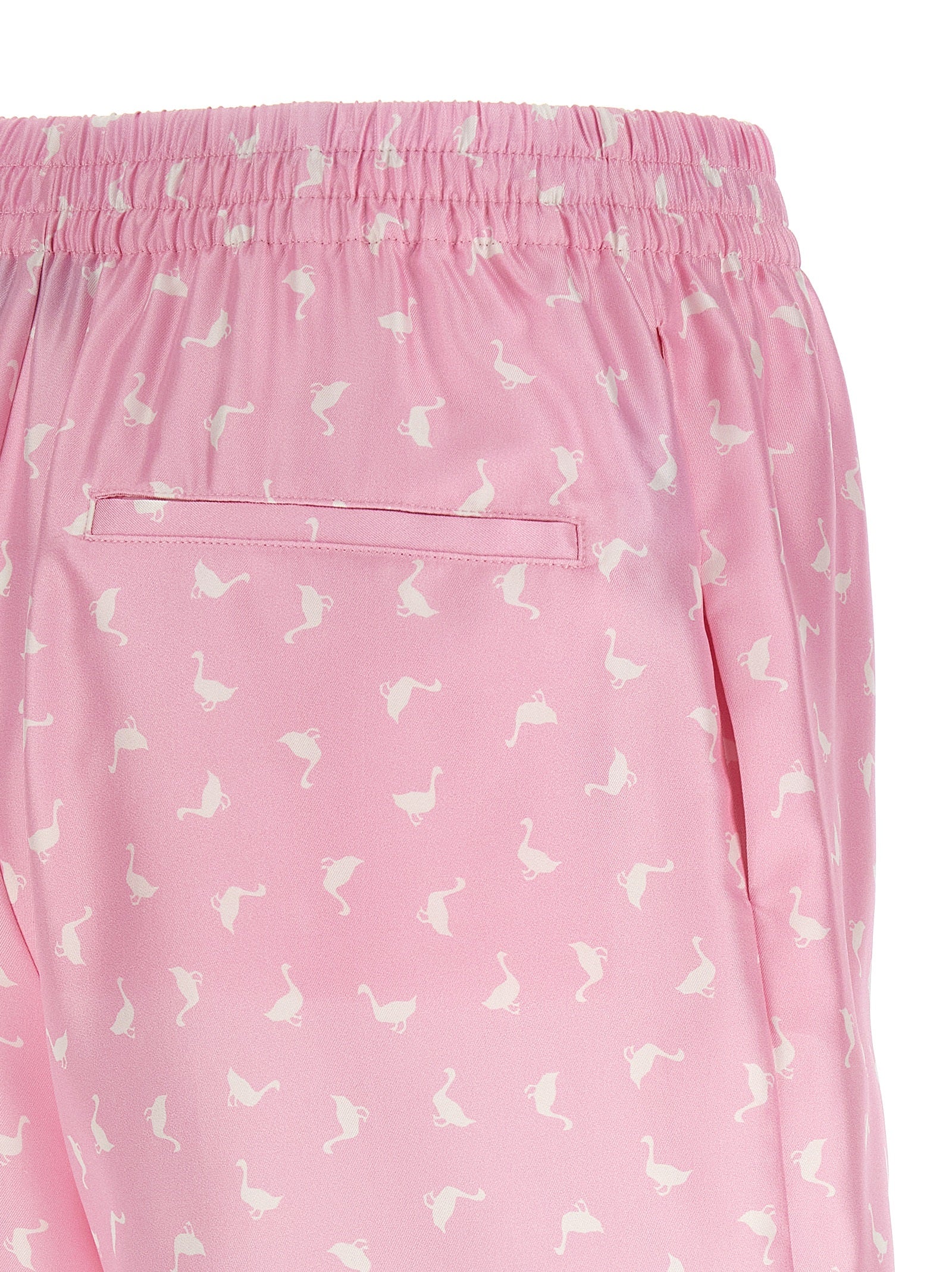Silk Oche Print Bermuda Shorts