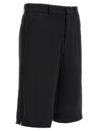 Black Wool Bermuda Shorts