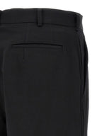 Black Wool Bermuda Shorts