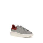 Gray Calfskin Platform Sneakers