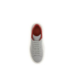 Gray Calfskin Platform Sneakers