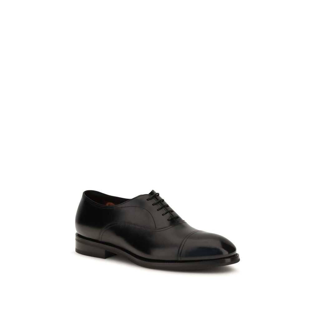 Calfskin Lace-Up Oxfords