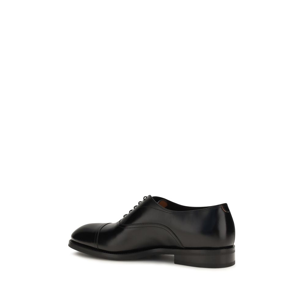 Calfskin Lace-Up Oxfords