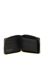 Bicolor Polka Dot Leather Cardholder