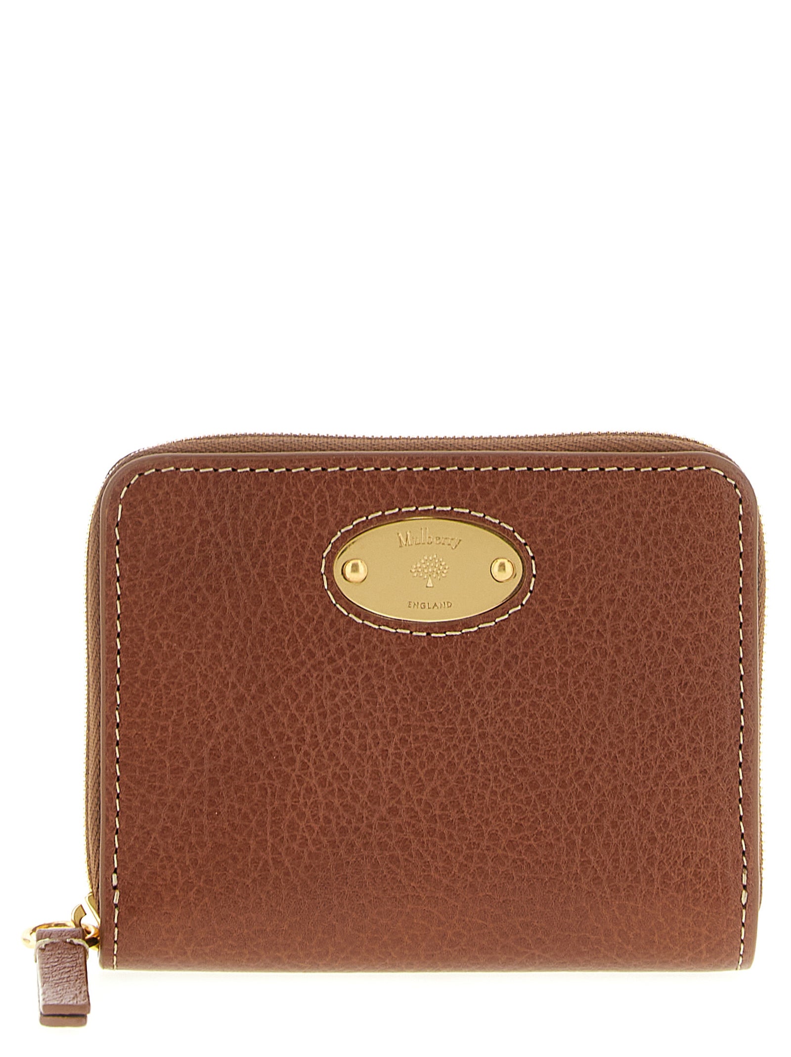 Bovine Leather Zip-Around Cardholder