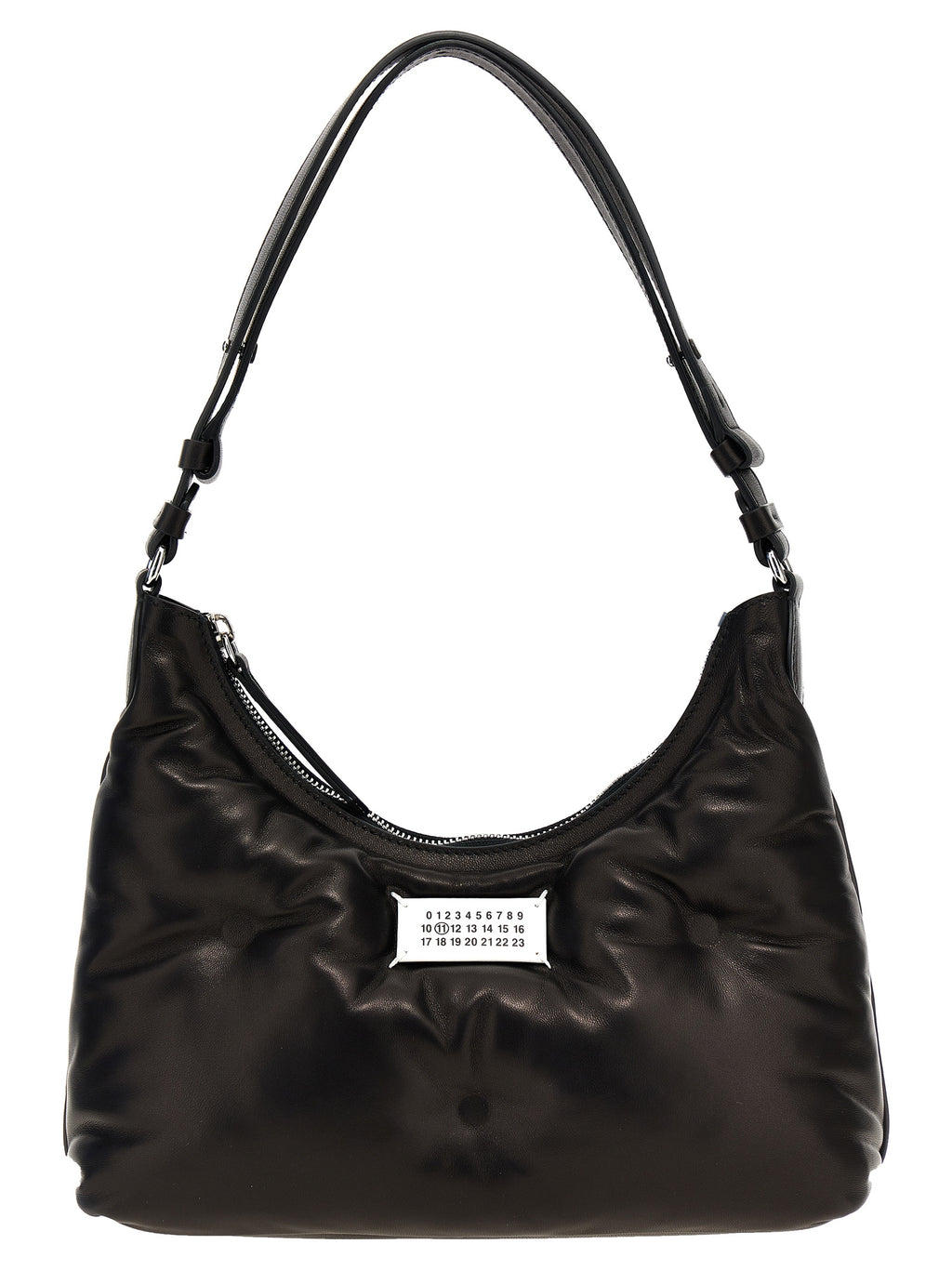 Quilted Lamb Leather Glam Slam Small Hobo Bag
