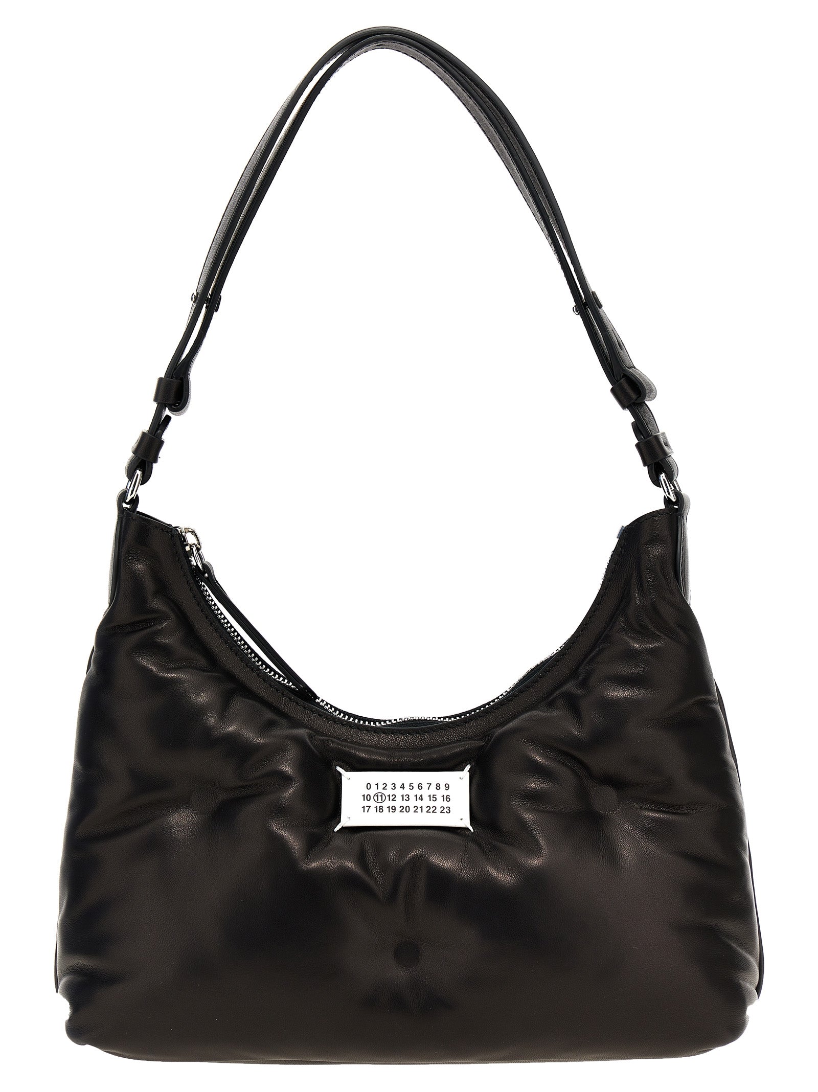Quilted Lamb Leather Glam Slam Small Hobo Bag