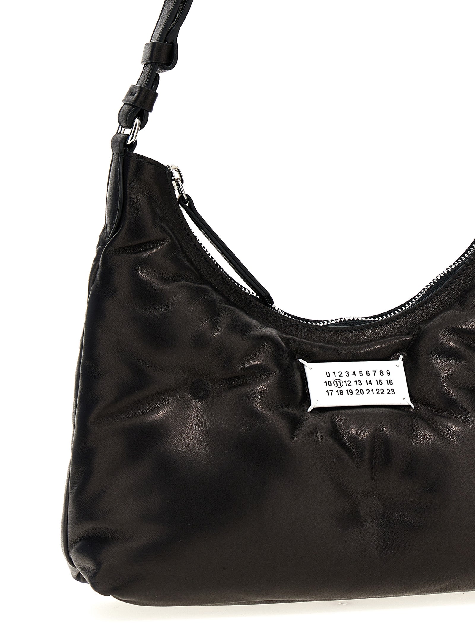 Quilted Lamb Leather Glam Slam Small Hobo Bag