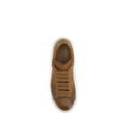 Oversized Brown Calfskin Chunky Sneakers