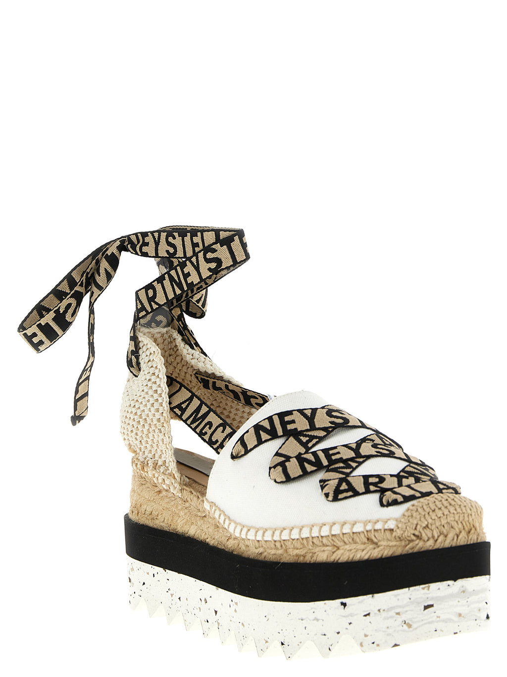 Cotton Julian Wedge Sandals