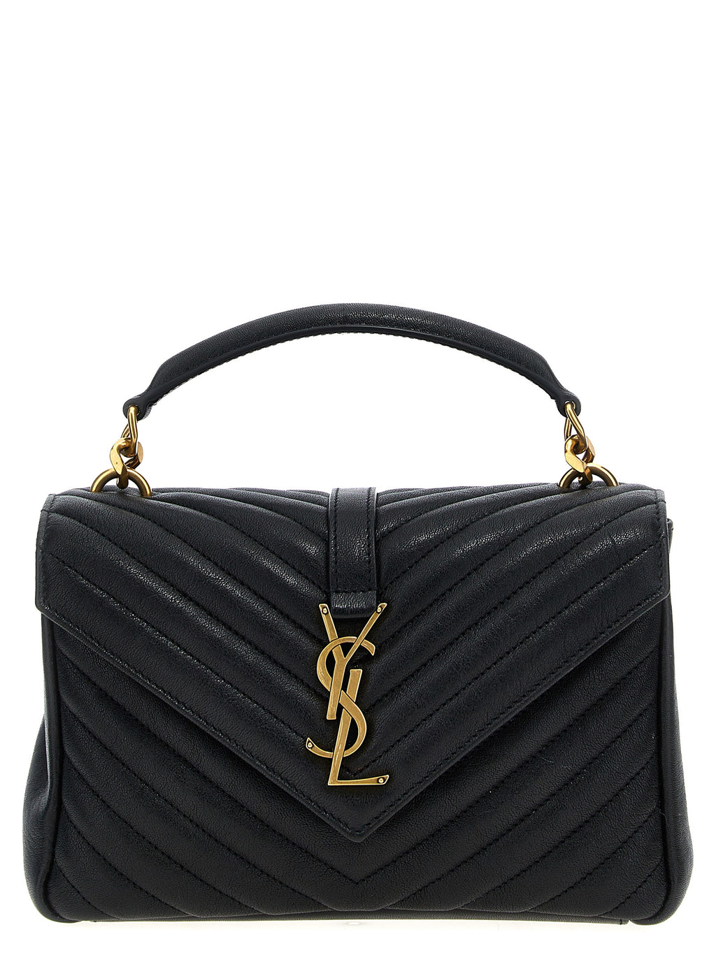 Black Calfskin Crossbody Bag