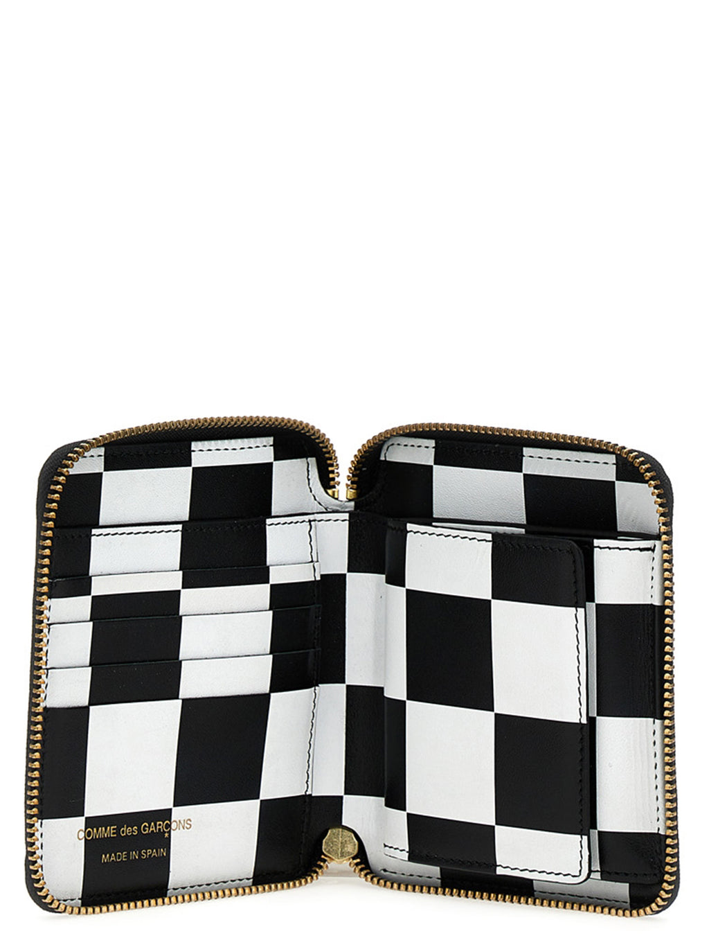 Check Print Calfskin Cardholder