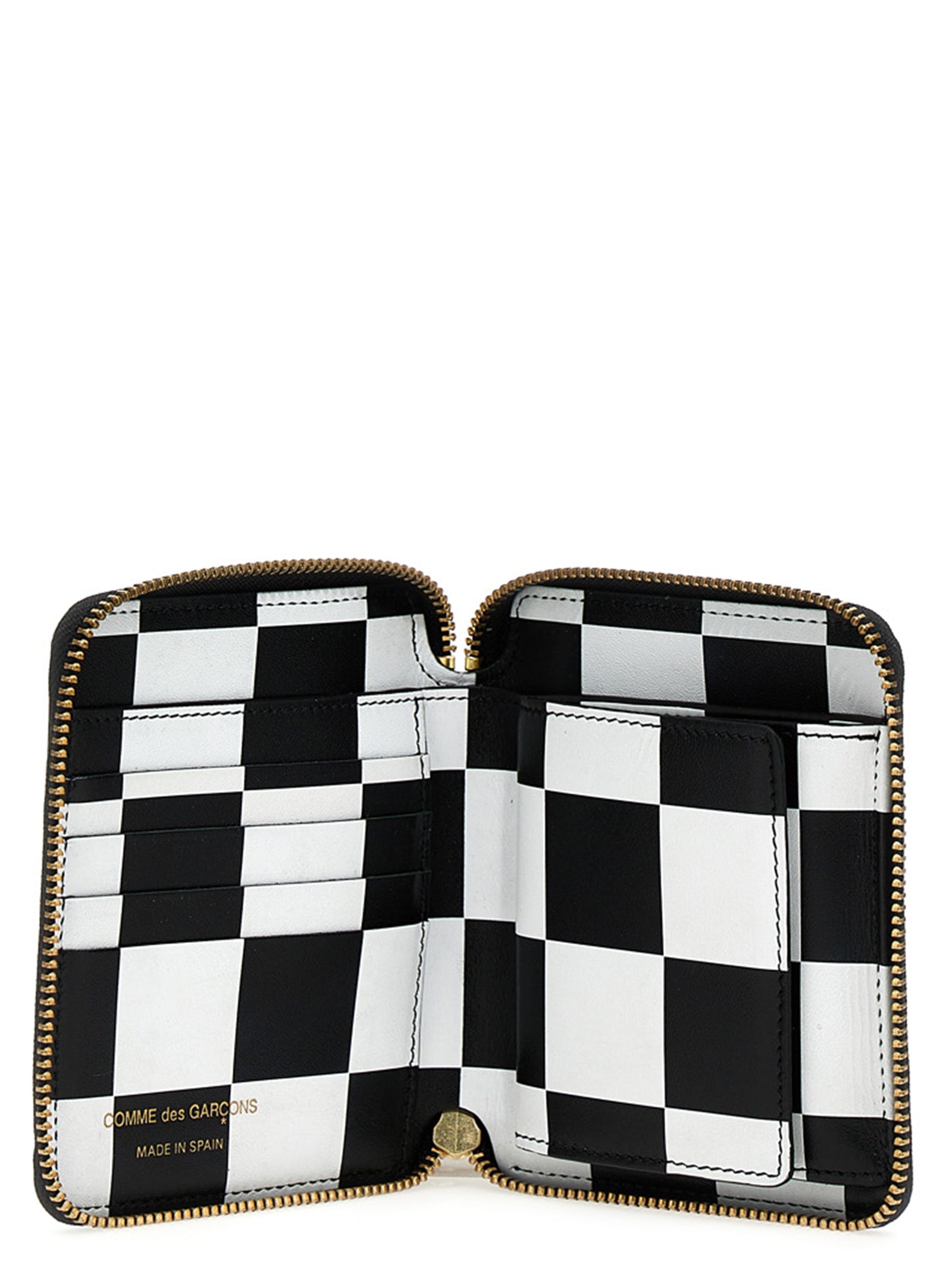 Check Print Calfskin Cardholder