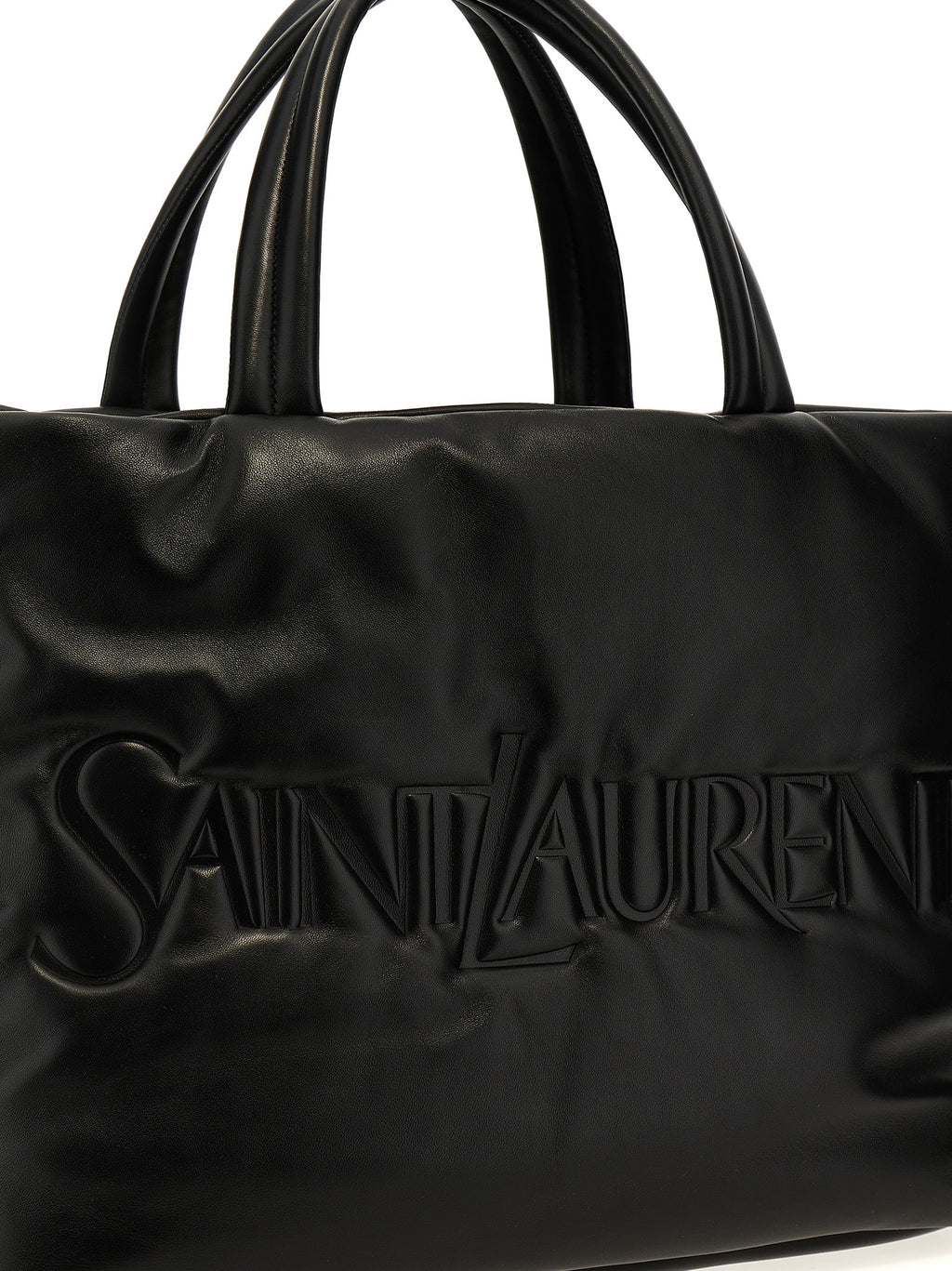 Black Lamb Leather Tote Bag