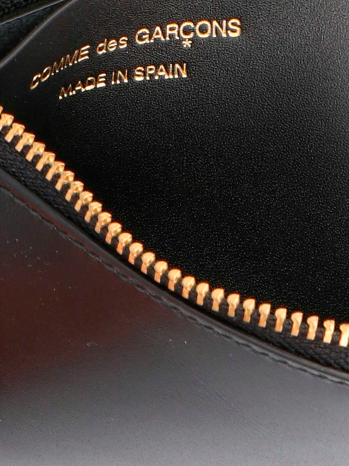 Black Calfskin Zip-Around Wallet