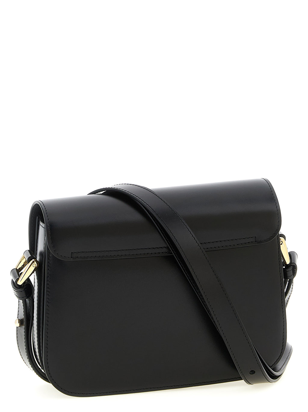 Black Cowhide Grace Small Crossbody Bag