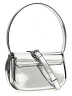 Silver Cowhide 1DR Shoulder Bag