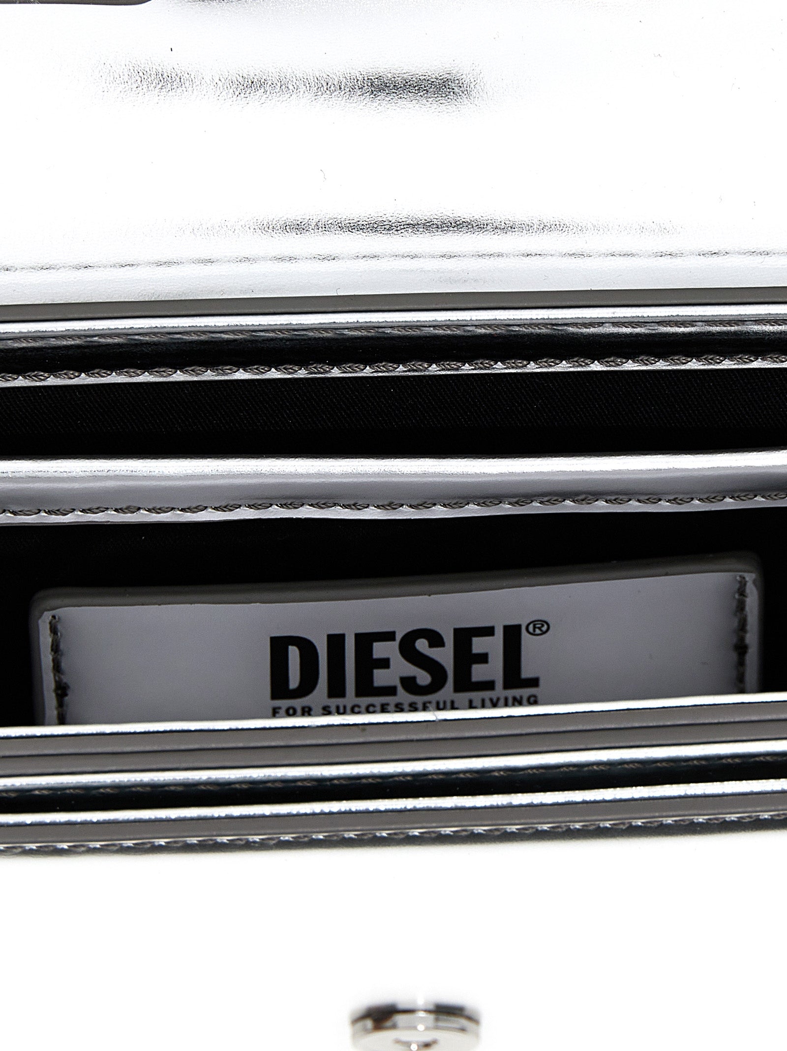 Silver Cowhide 1DR Shoulder Bag