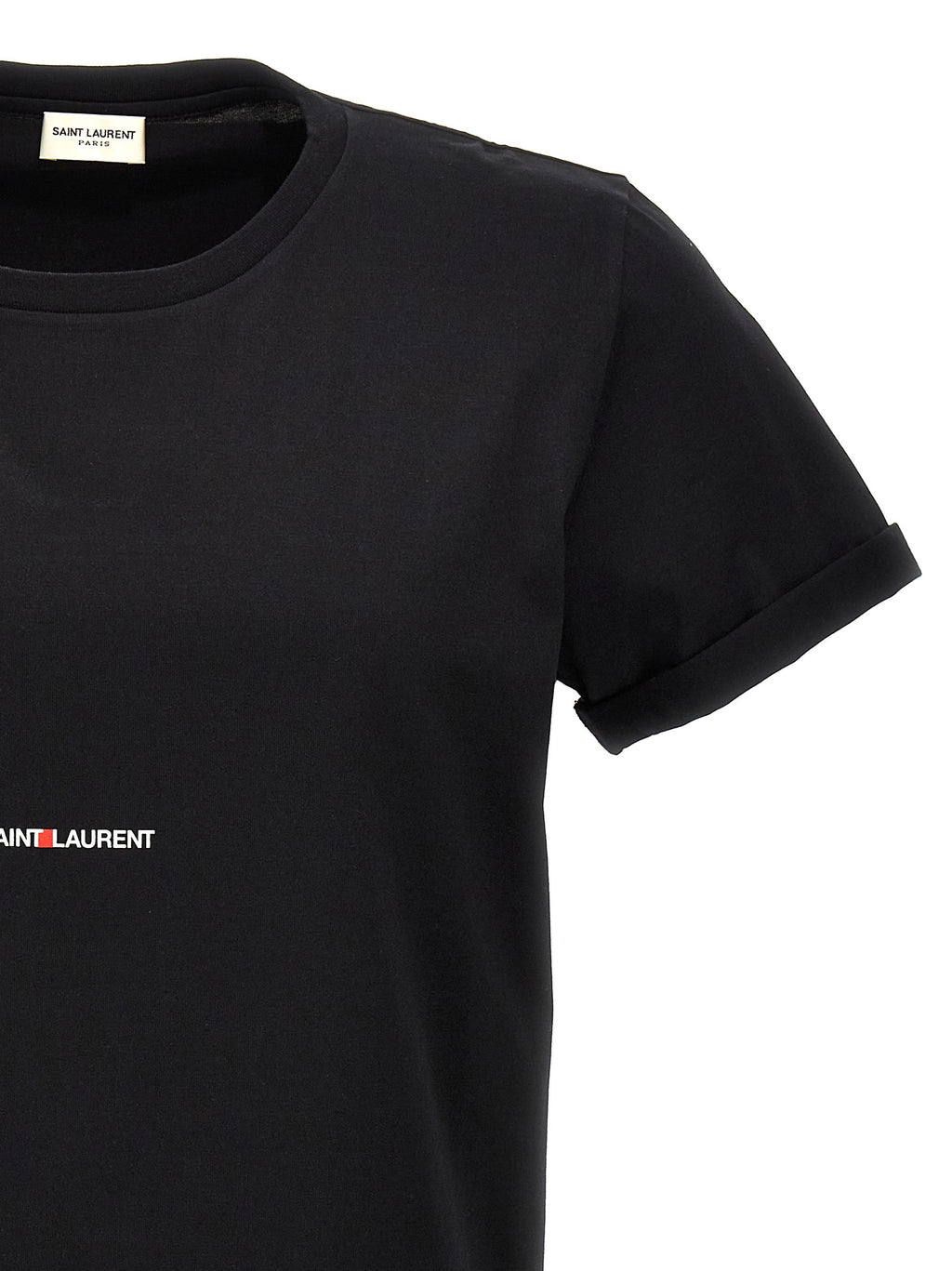 Rive Gauche Cotton Crewneck T-Shirt
