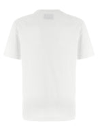 Bicolor Cotton Tee with Small Star Logo