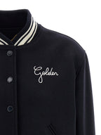 Blue Virgin Wool Dirce Bomber Jacket