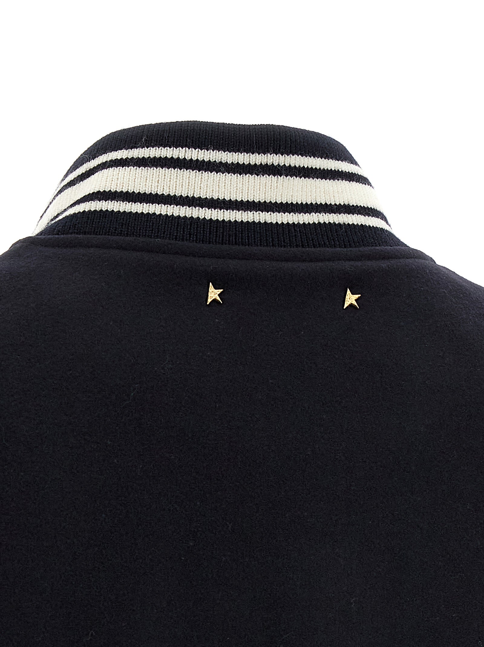 Blue Virgin Wool Dirce Bomber Jacket
