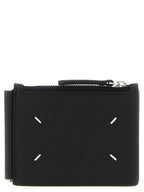 Black Leather Zip Wallet