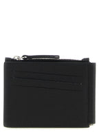 Black Leather Zip Wallet