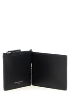 Black Leather Zip Wallet