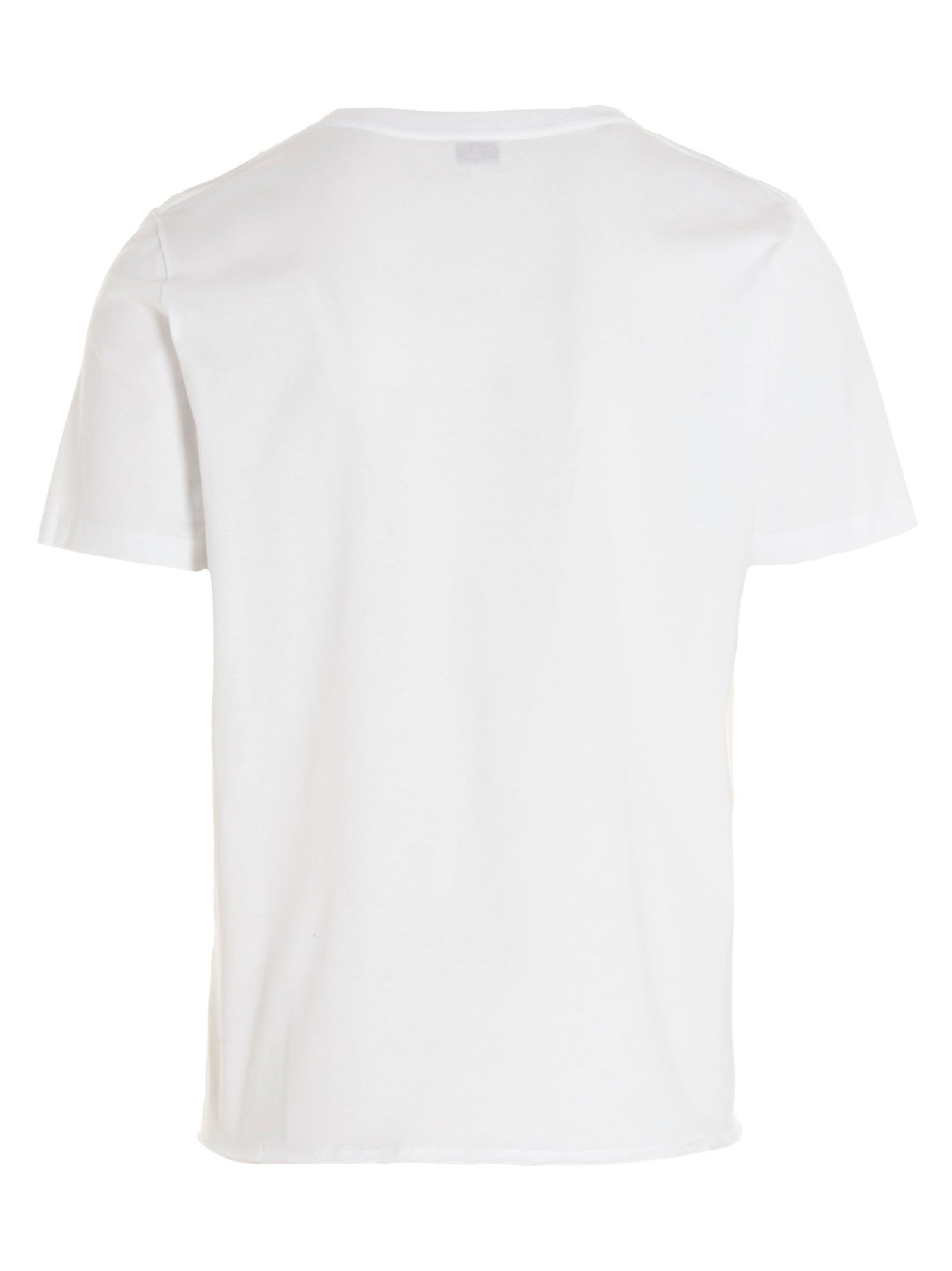 White 100% Cotton Crewneck T-Shirt