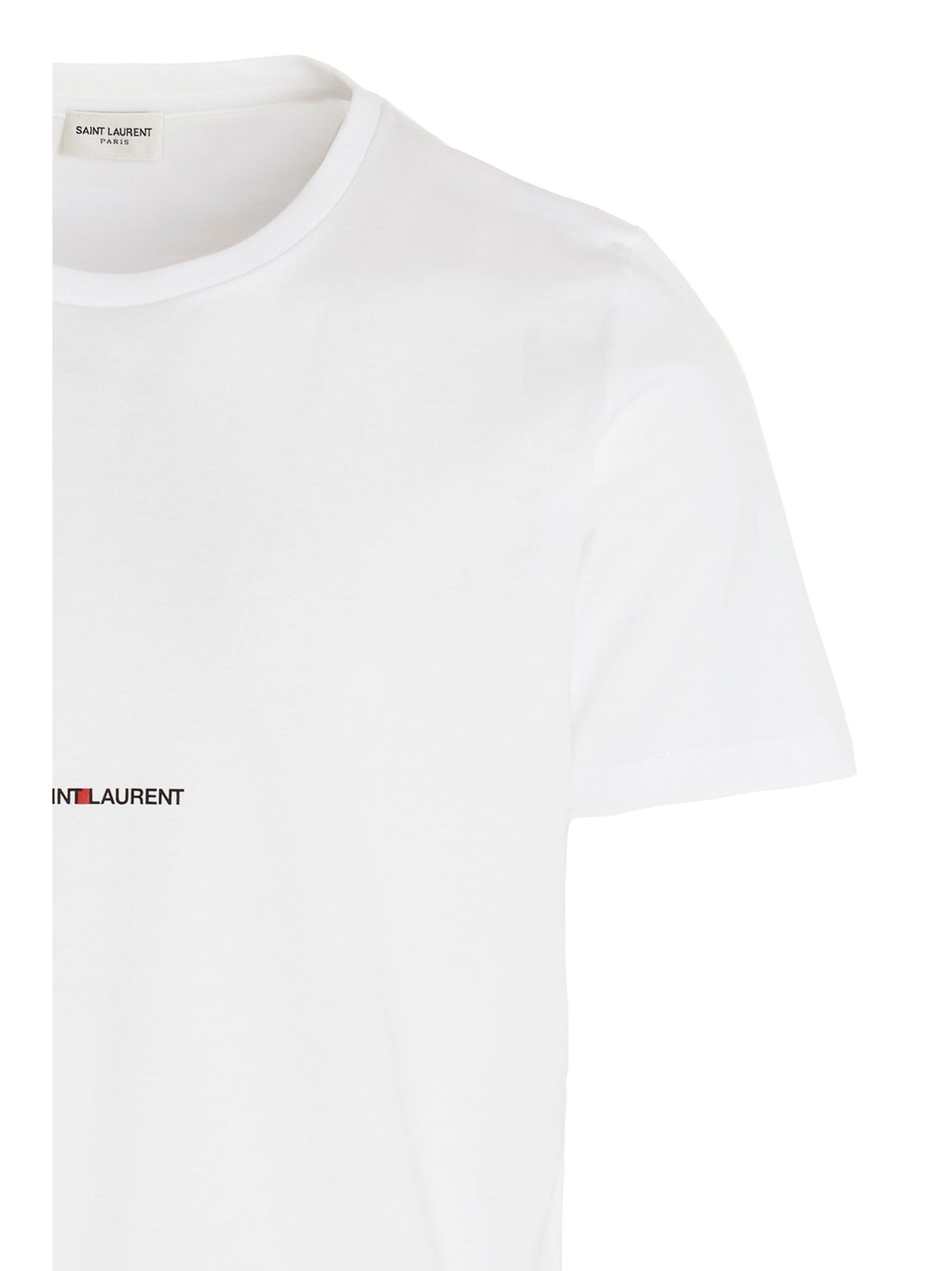 White 100% Cotton Crewneck T-Shirt