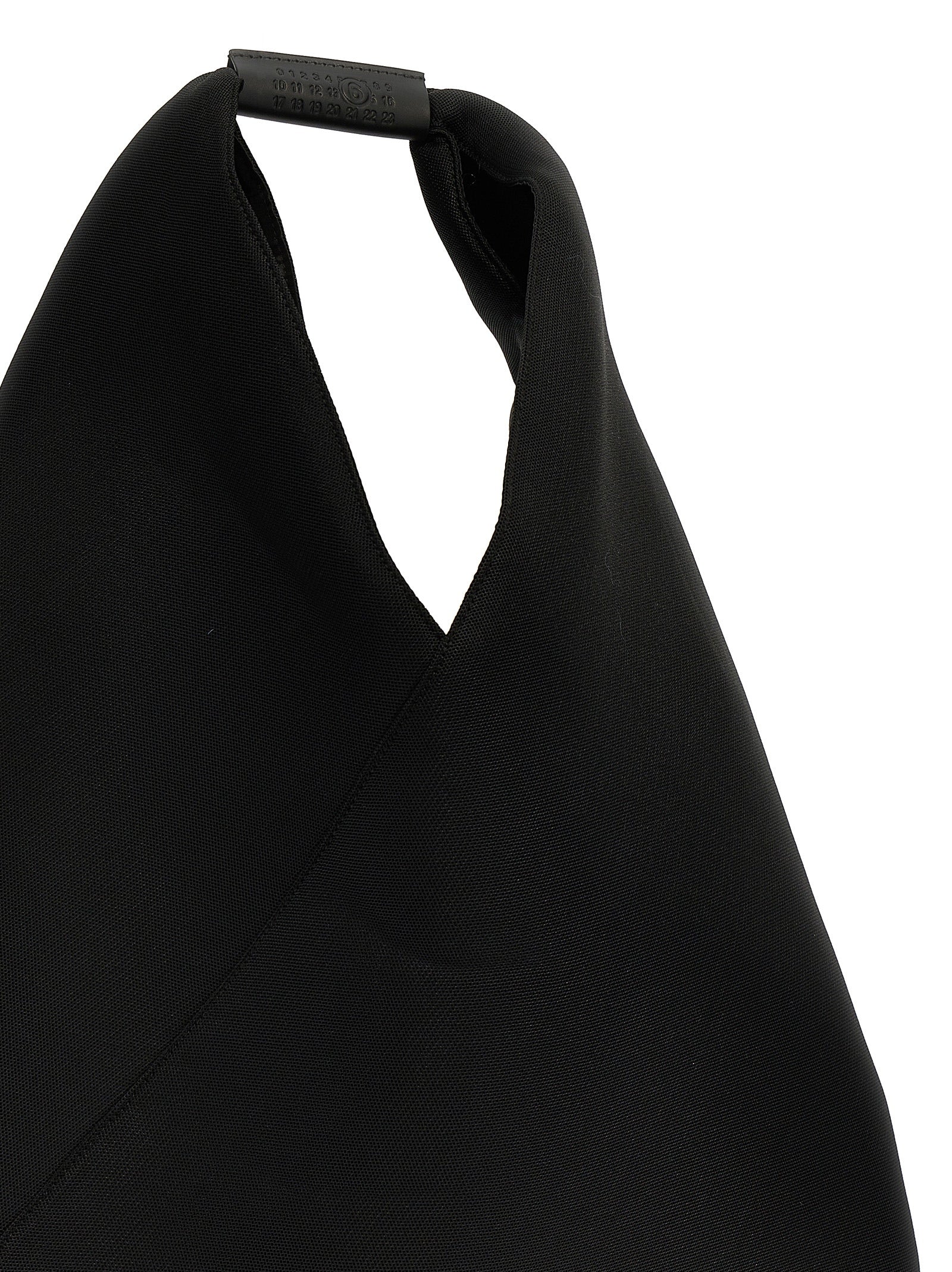 Black Polyester Classic Japanese Shoulder Bag