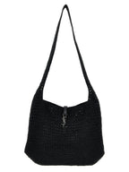 Le 5 À 7 Black Raffia Tote