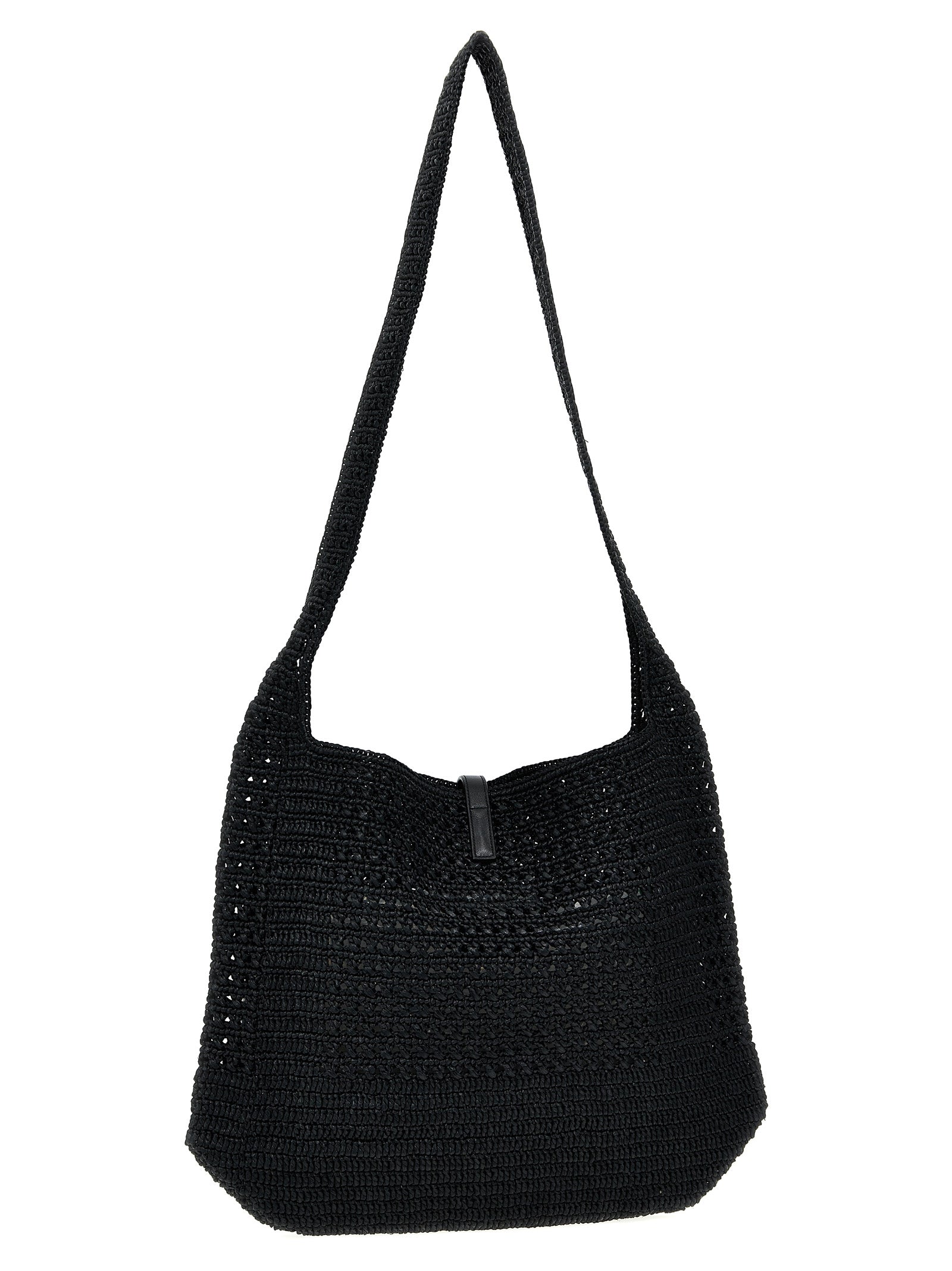 Le 5 À 7 Black Raffia Tote