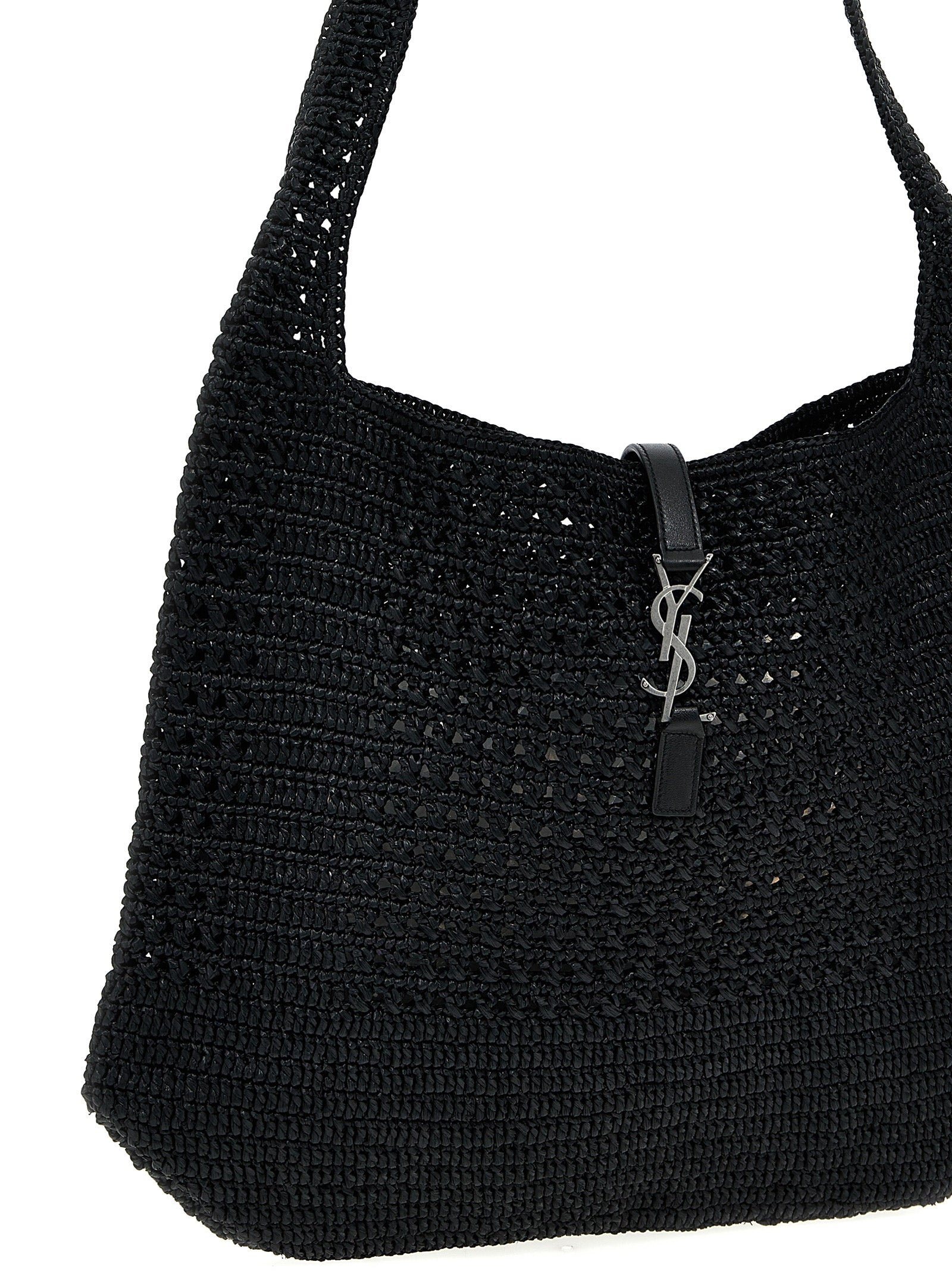 Le 5 À 7 Black Raffia Tote