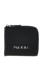 Hammered Calfskin Zip Wallet
