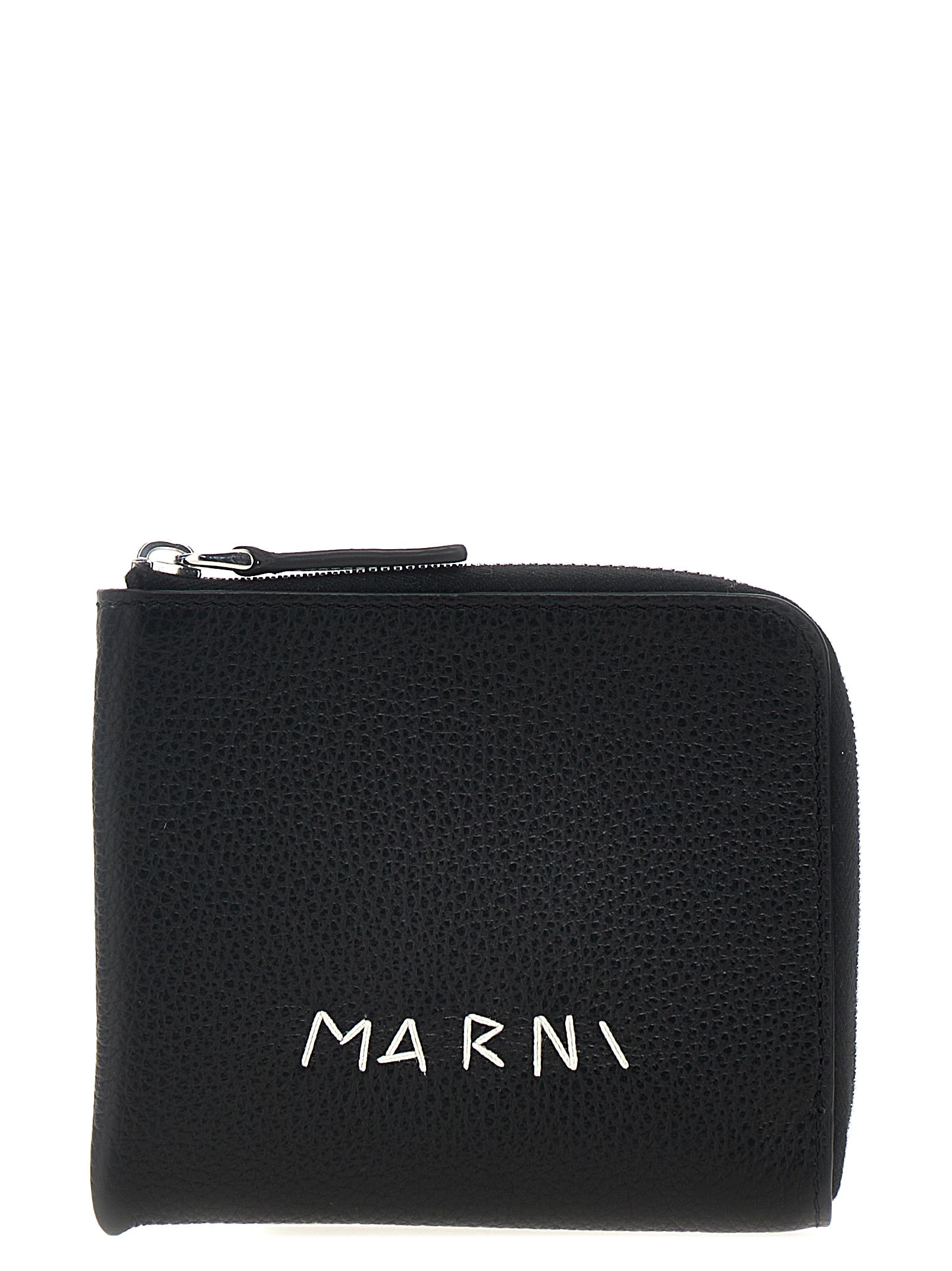 Hammered Calfskin Zip Wallet