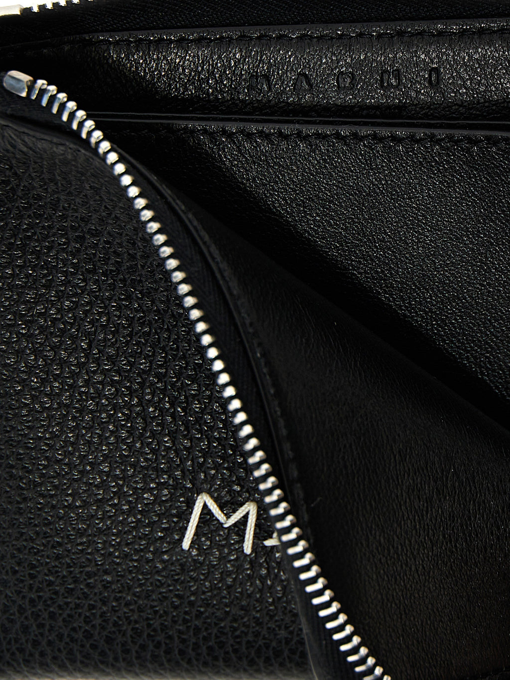 Hammered Calfskin Zip Wallet