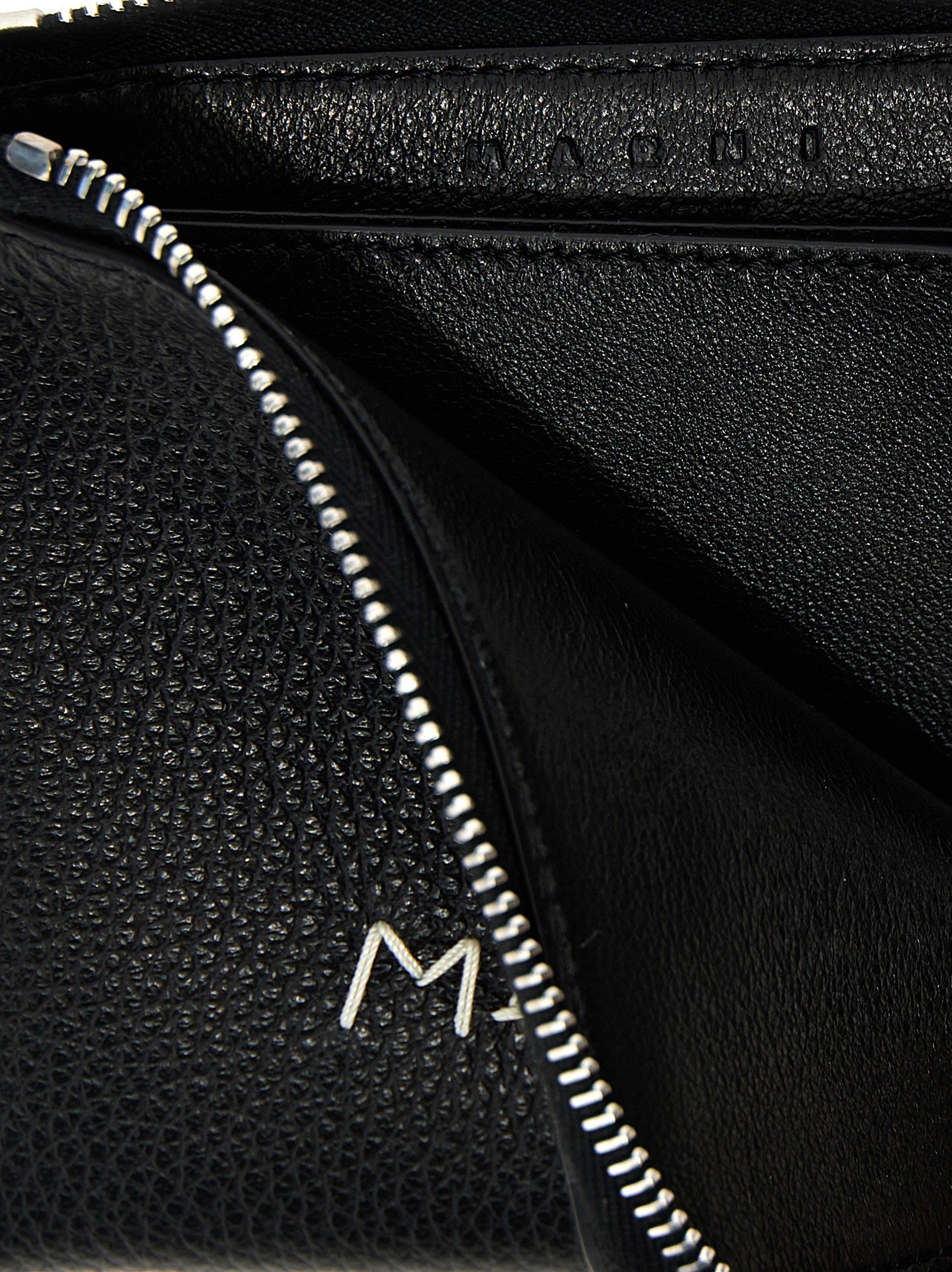 Hammered Calfskin Zip Wallet