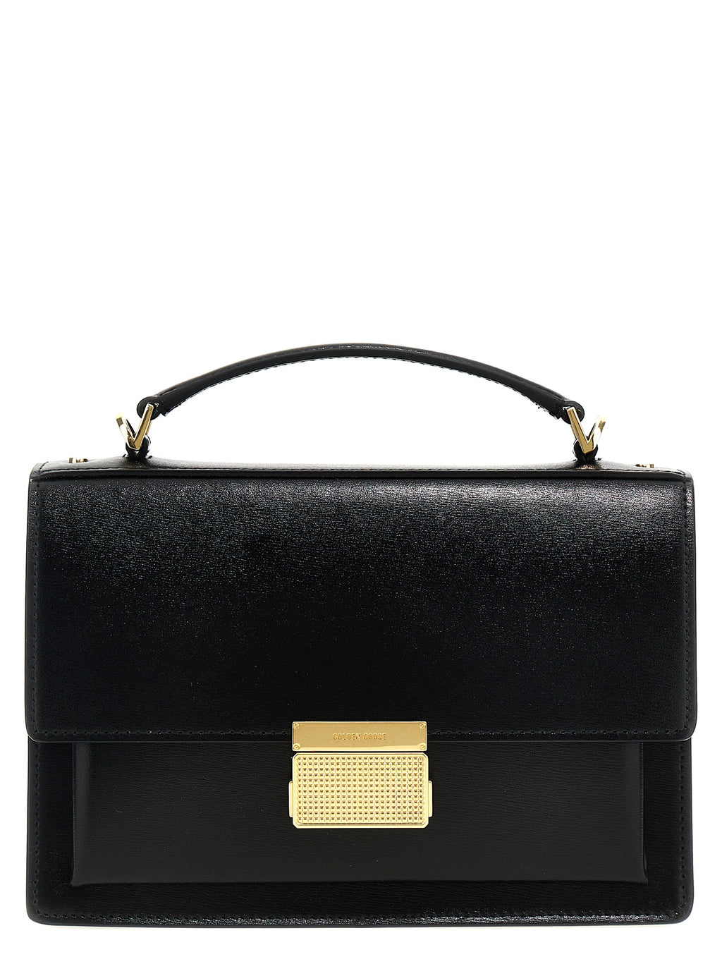 Black Palmellato Cowhide Venezia Handbag