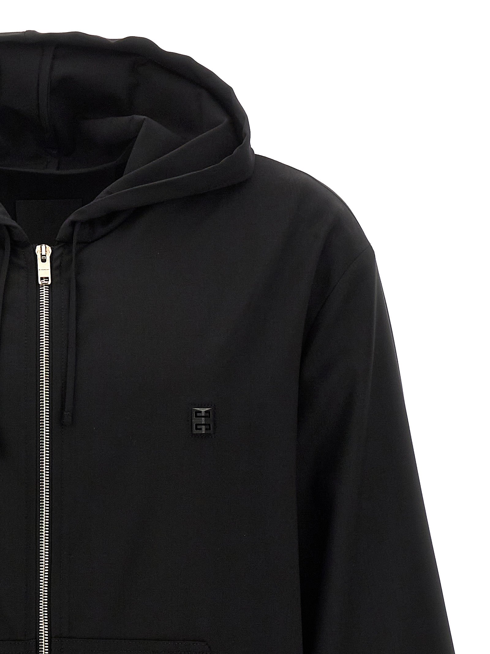 Virgin Wool Logo Hoodie