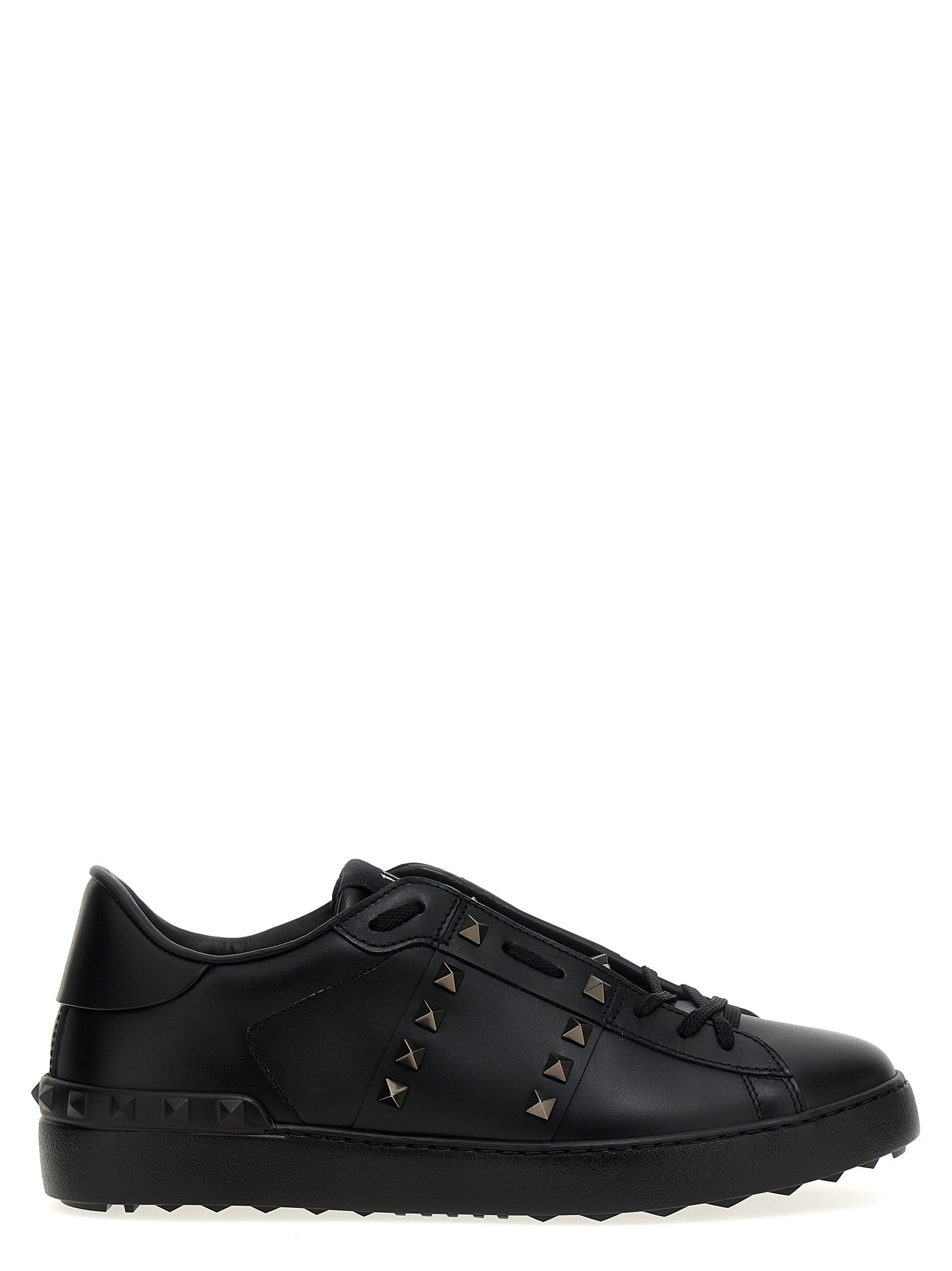 Calfskin Rockstud Untitled Sneakers