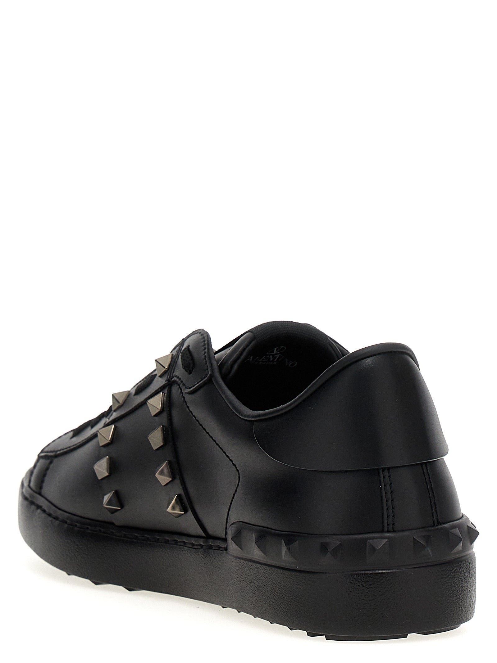 Calfskin Rockstud Untitled Sneakers