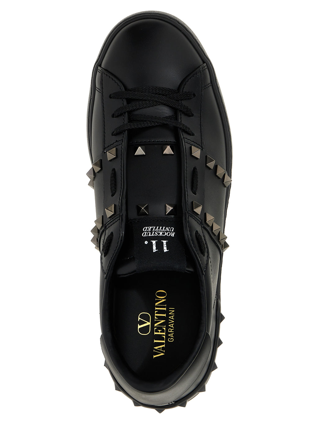 Calfskin Rockstud Untitled Sneakers