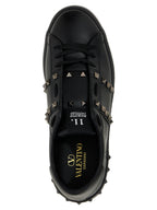 Calfskin Rockstud Untitled Sneakers