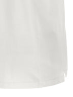 White Cotton T-Shirt with Oval D Embossed Logo