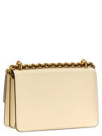 White Calfskin Shoulder Bag