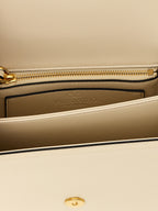 White Calfskin Shoulder Bag