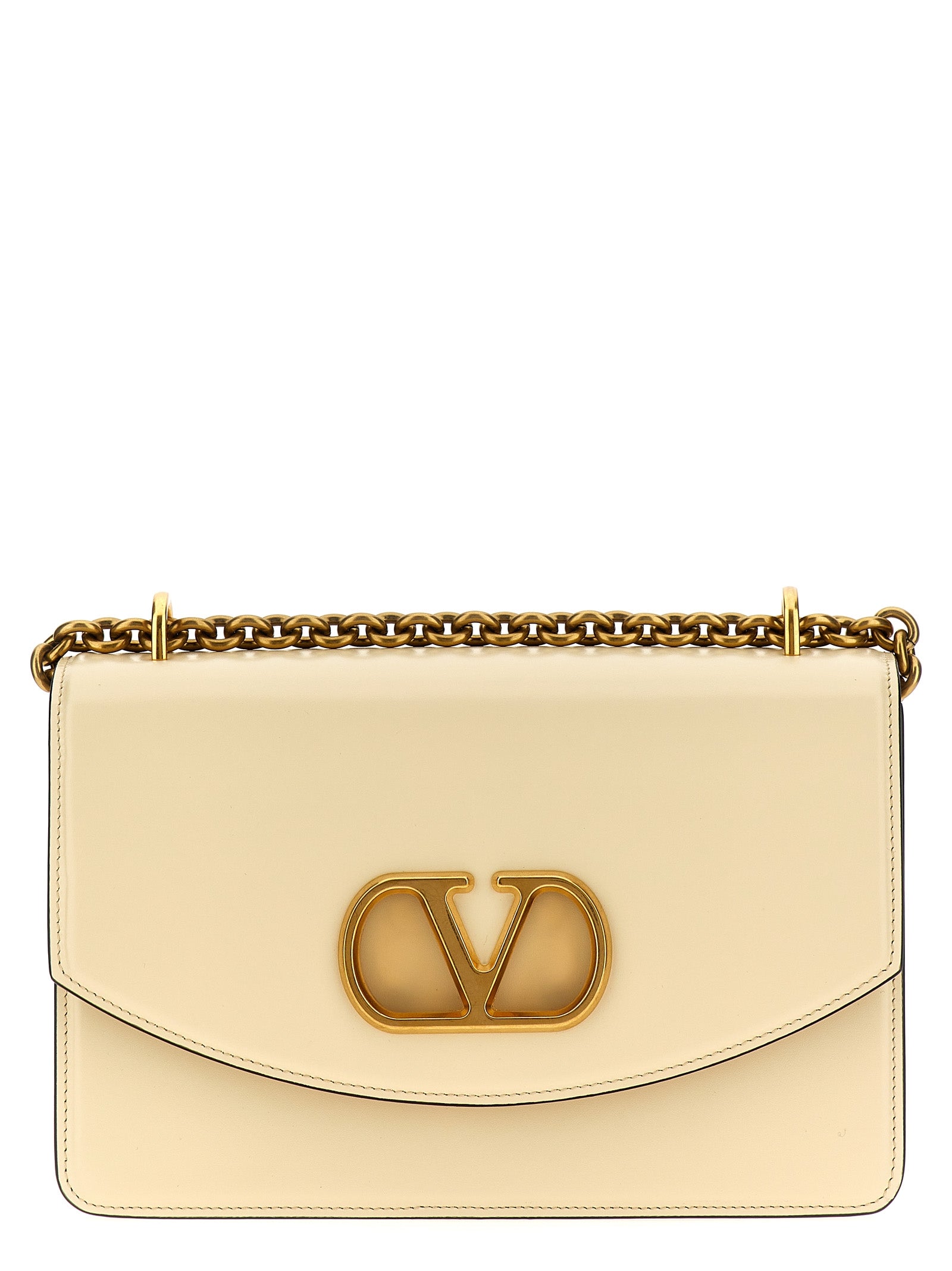 Calfskin Vain Shoulder Bag