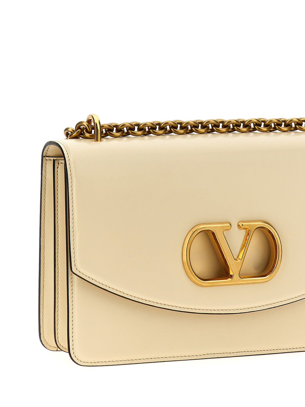Calfskin Vain Shoulder Bag